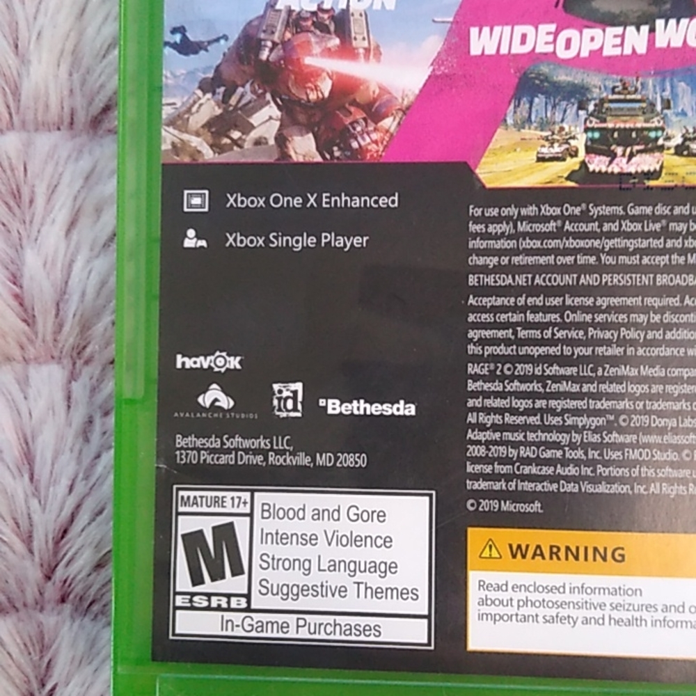 XBOX ONE Rage Video Game - Picture 4 of 11